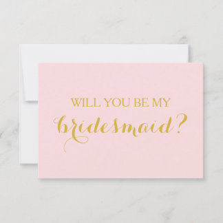 Will You Be My Bridesmaid Card Bridal Party Card
