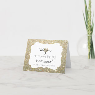 Will You Be My Bridesmaid Card - Heart's Fab Day G