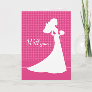 Will You Be My Bridesmaid Card? Invitation