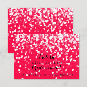 Will You Be My Bridesmaid Card - Sparkling Fab You
