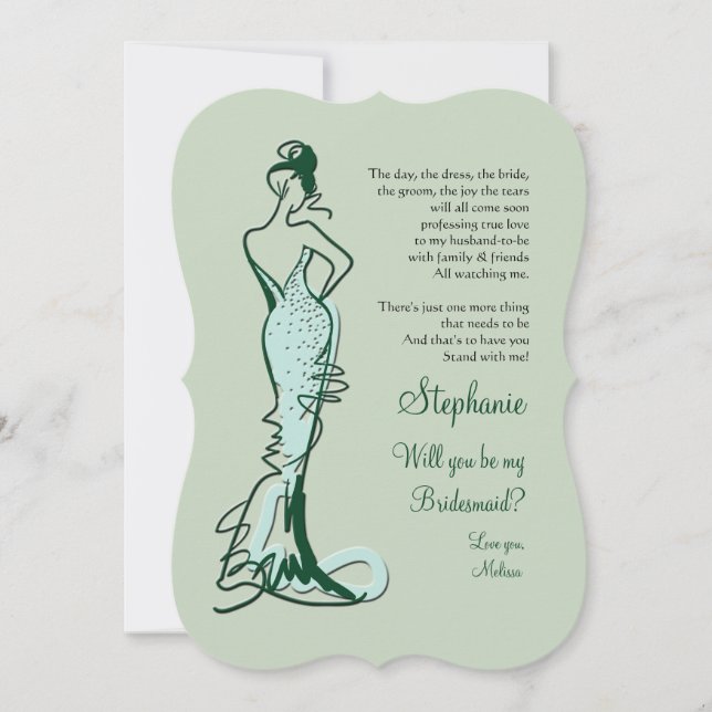 Will You Be My Bridesmaid Cards #2 (Front)