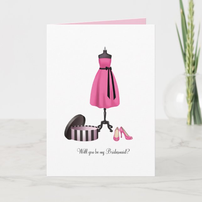 Will you be my Bridesmaid - Chic Card (Front)