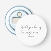 Will You Be My Bridesmaid Custom Cursive