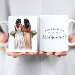 Will you be my Bridesmaid? Girls In Gowns Coffee M Coffee Mug<br><div class="desc">These gorgeous mugs will definitely wow your future bridal party! See the whole collection for more customisations!</div>