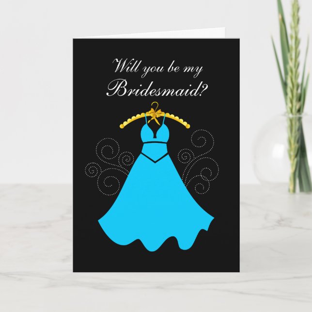 Will You Be My Bridesmaid Greeting Card (Front)