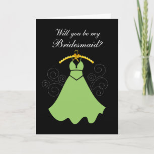 Will You Be My Bridesmaid Greeting Card