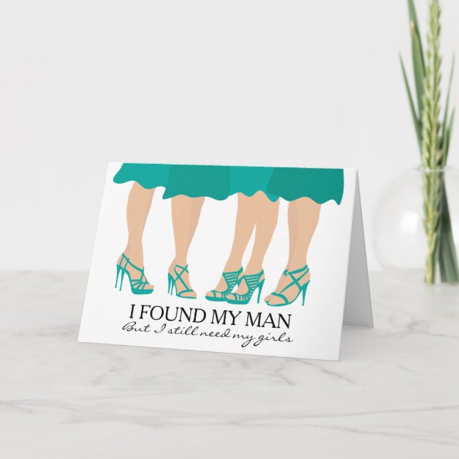 Will You Be My Bridesmaid I Need My Girls Invitation (Front)