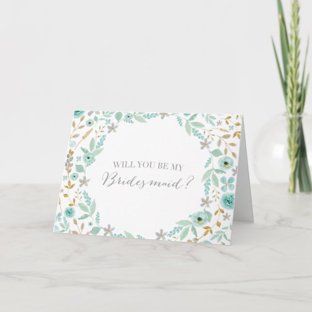 Will You Be My Bridesmaid? Invitation (Front)