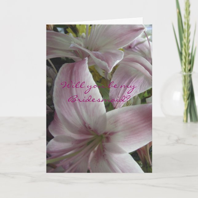 Will you be my Bridesmaid? Invitation (Front)