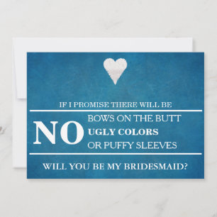 Will you be my bridesmaid? invitation