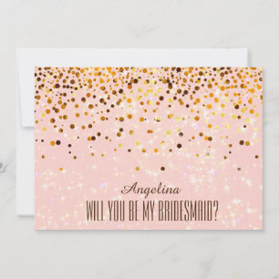 Will you be my bridesmaid? invitation