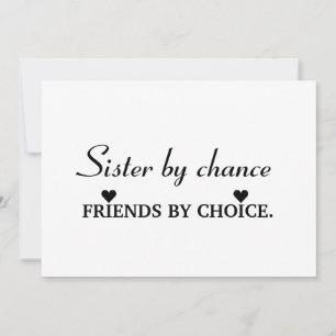 Will you be my bridesmaid? invitation