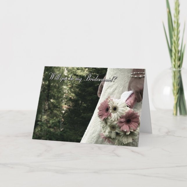 Will you be my Bridesmaid Invitation (Front)