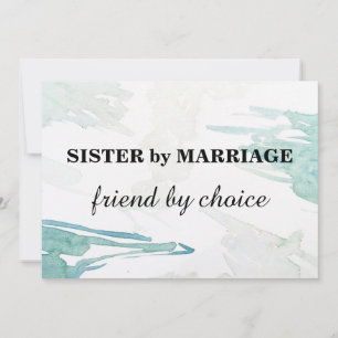 Will you be my bridesmaid?  invitation