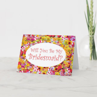 Will You Be My Bridesmaid? Invitation