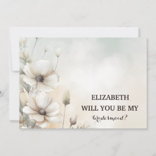 Will you be my bridesmaid? invitation