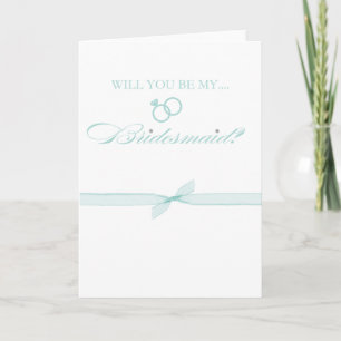 Will You Be My Bridesmaid Invitation