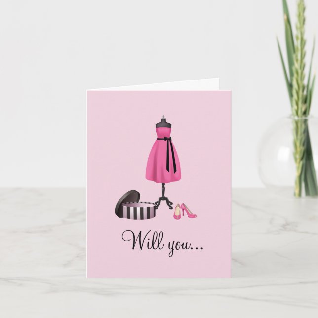 Will you be my Bridesmaid Invitation (Front)