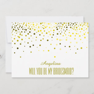 Will you be my bridesmaid? invitation