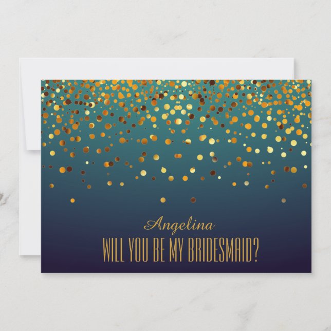 Will you be my bridesmaid? invitation (Front)