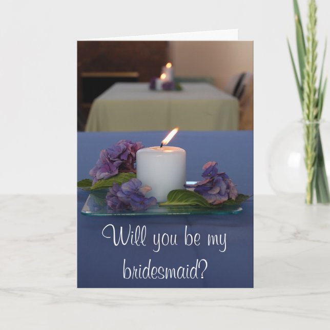 Will you be my bridesmaid? invitation (Front)
