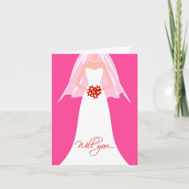 Will You Be My Bridesmaid? Invitation (Front)