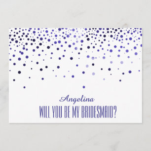 Will you be my bridesmaid? invitation
