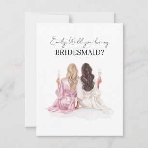 Will You Be My Bridesmaid  Invitation