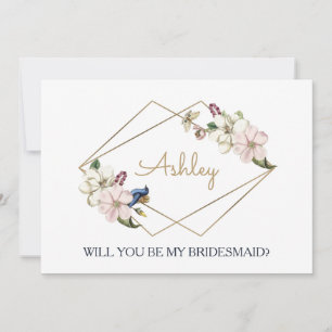 Will you be my bridesmaid? invitation