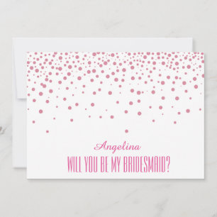 Will you be my bridesmaid? invitation