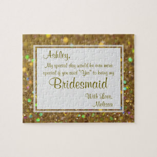 Will You Be My Bridesmaid? Jigsaw Puzzle