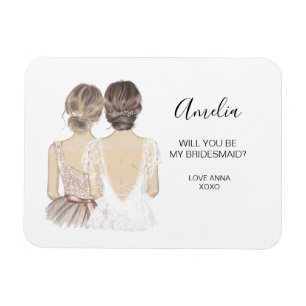 Will you be my bridesmaid magnet