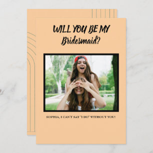 Will you be my Bridesmaid/Maid of Honor Proposal  Announcement