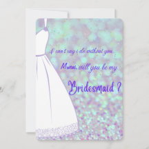 Will You Be My Bridesmaid Maid of Honour 