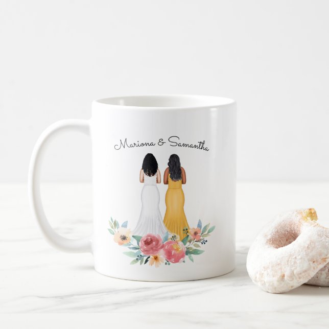 Will you be my Bridesmaid/Maid of Honour Proposal Coffee Mug (With Donut)