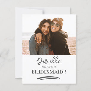 Will You Be My Bridesmaid Modern Photo