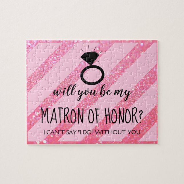 Will You Be My Bridesmaid MOH Puzzle - Your Ring (Horizontal)
