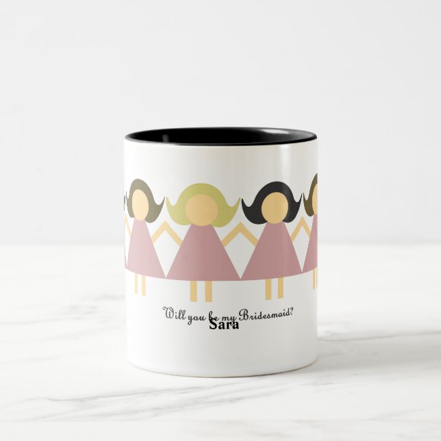 Will you be my Bridesmaid Mugs (Center)