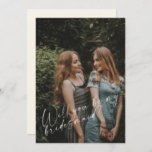 Will You Be My Bridesmaid Photo Proposal Card