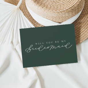 Will You Be My Bridesmaid Photo Proposal Card