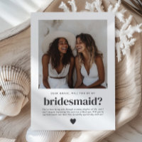 Will You Be My Bridesmaid Photo Proposal