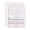 Will you be my Bridesmaid? Pink/Grey Poem Card
