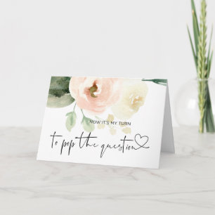 Will You Be My Bridesmaid Pop the Question Bride Card