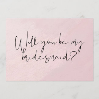 Will You Be My Bridesmaid Postcard