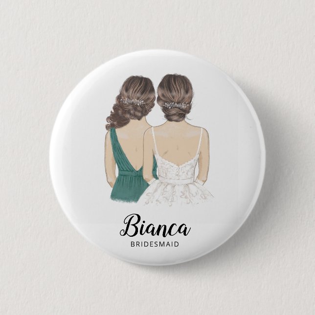 Will You Be My Bridesmaid Proposal Badge (Front)