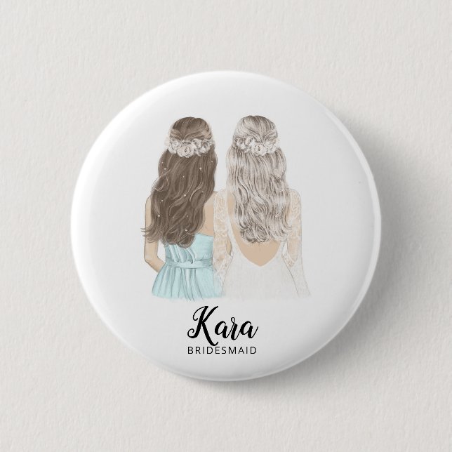 Will You Be My Bridesmaid Proposal Badge (Front)