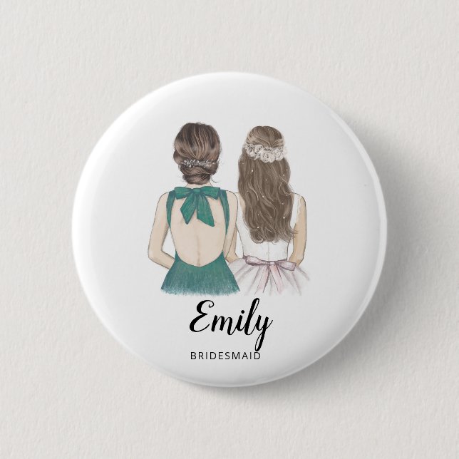 Will You Be My Bridesmaid Proposal Badge (Front)