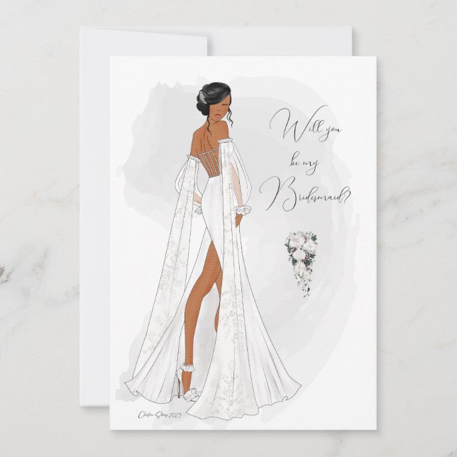 Will You Be My Bridesmaid Proposal Card (Front)