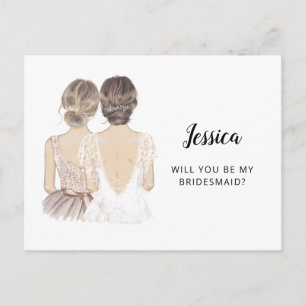 Will You Be My Bridesmaid Proposal Card