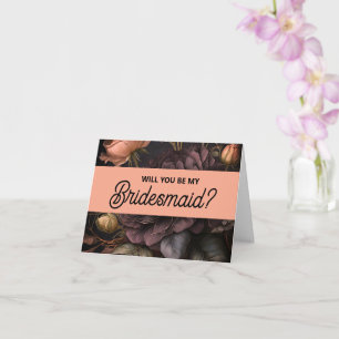Will you be my Bridesmaid proposal card
